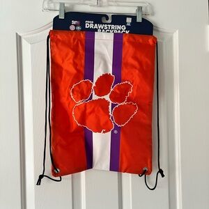 Clemson Tigers Orange Drawstring Backpack